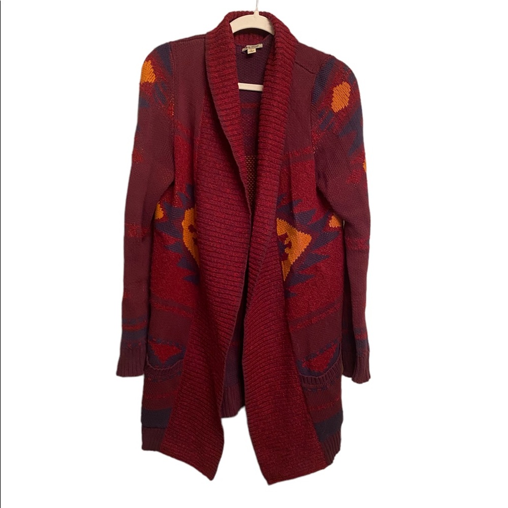 Lucky Brand THICK Aztec Cardigan